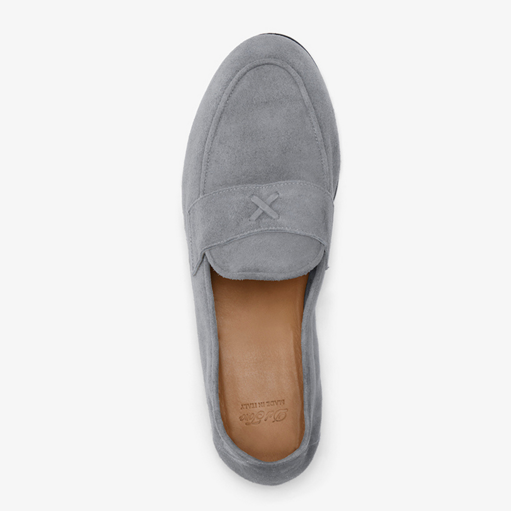 Men's Grigio Suede Centesimo Del Toro Shoes