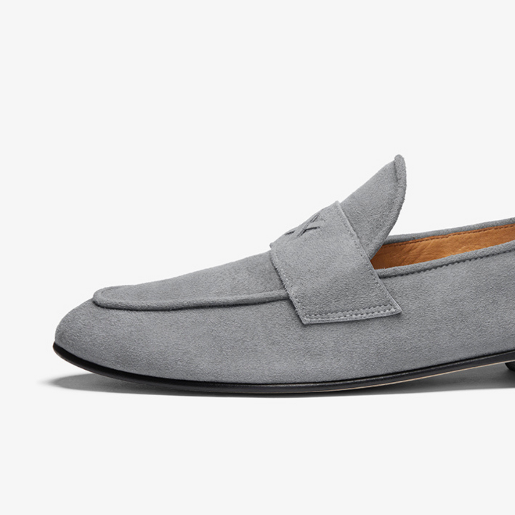 Men's Grigio Suede Centesimo Del Toro Shoes