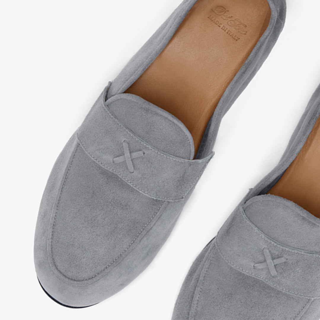 Men's Grigio Suede Centesimo Del Toro Shoes