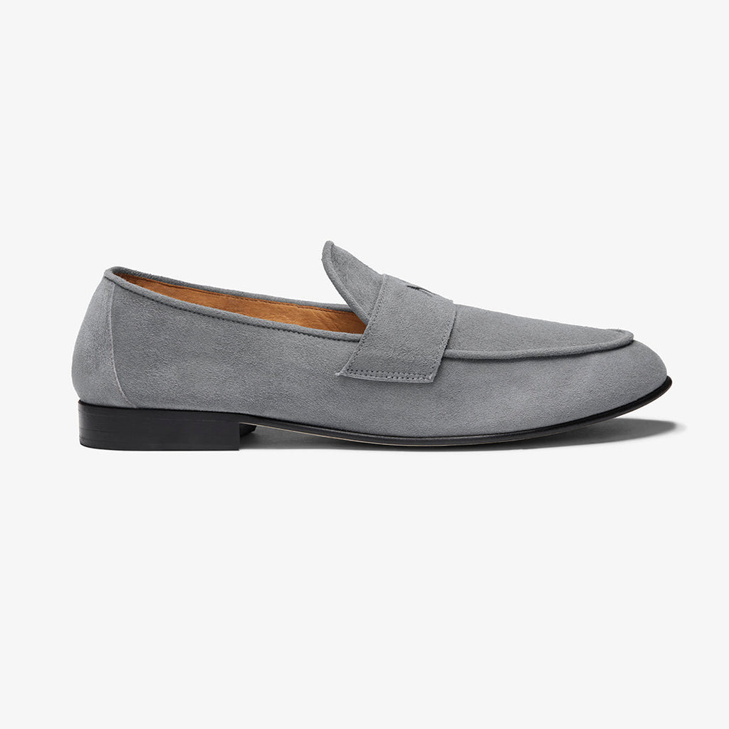 Men's Grigio Suede Centesimo Del Toro Shoes