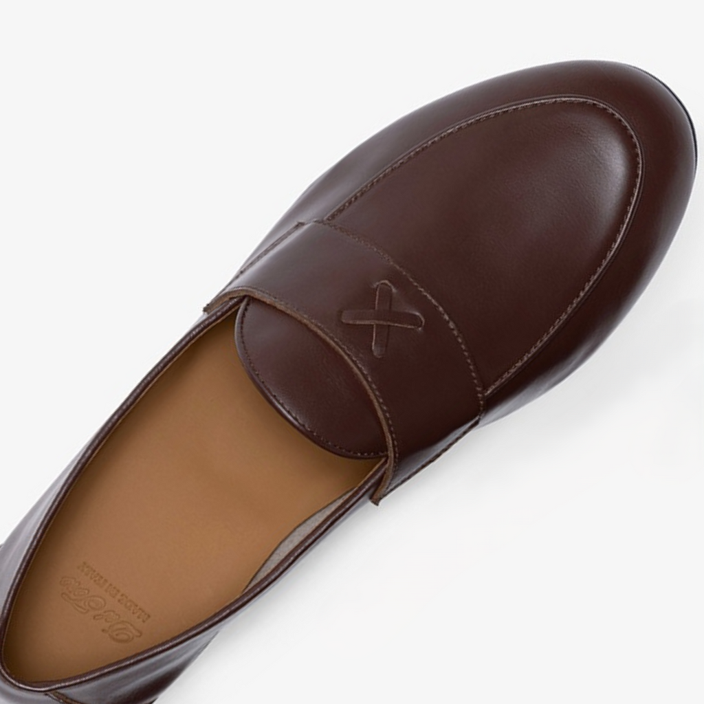 Men's Brown Leather Centesimo Del Toro Shoes