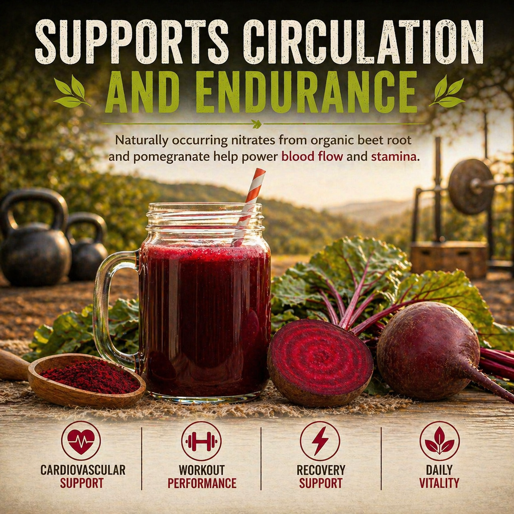 Reds Blend Organic Muscle Fitness Supplements