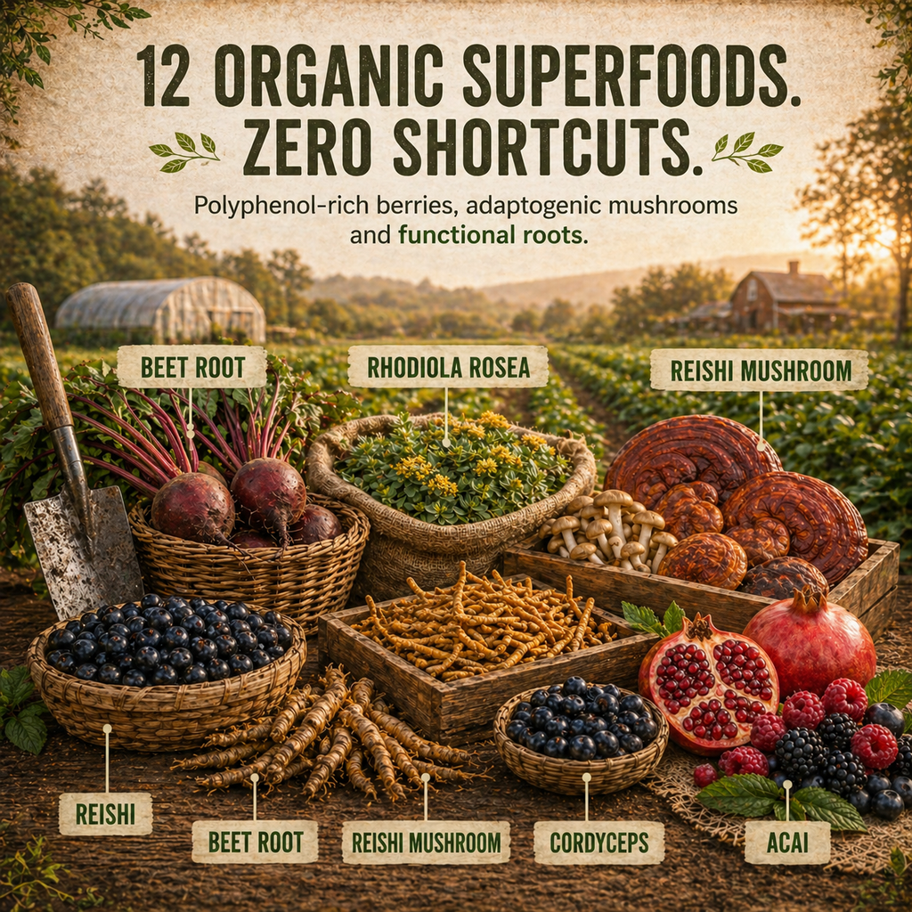Reds Blend Organic Muscle Fitness Supplements