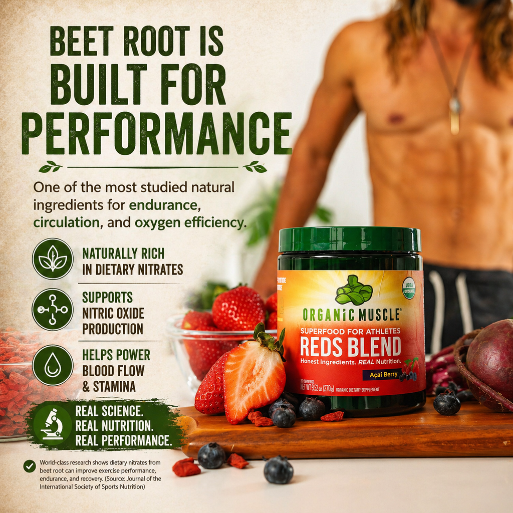 Reds Blend Organic Muscle Fitness Supplements