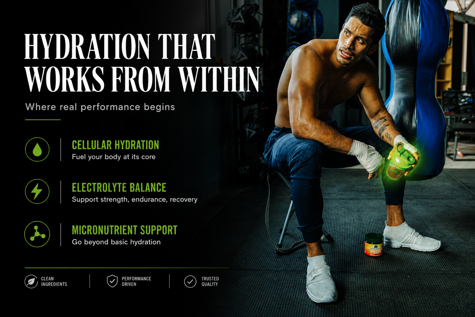 Hydrator Organic Muscle Fitness Supplements