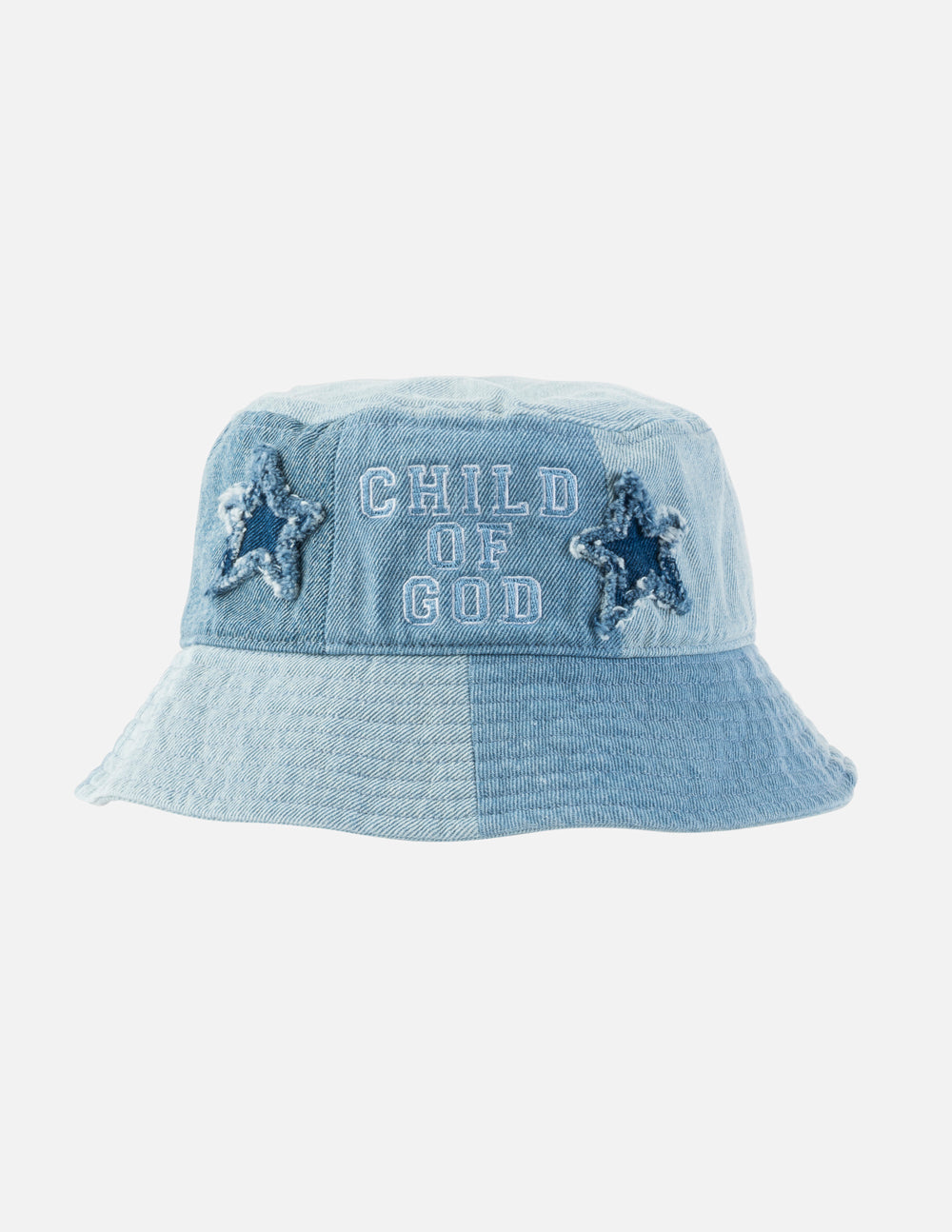 Child of God Denim Kids Bucket Hat Elevated Faith