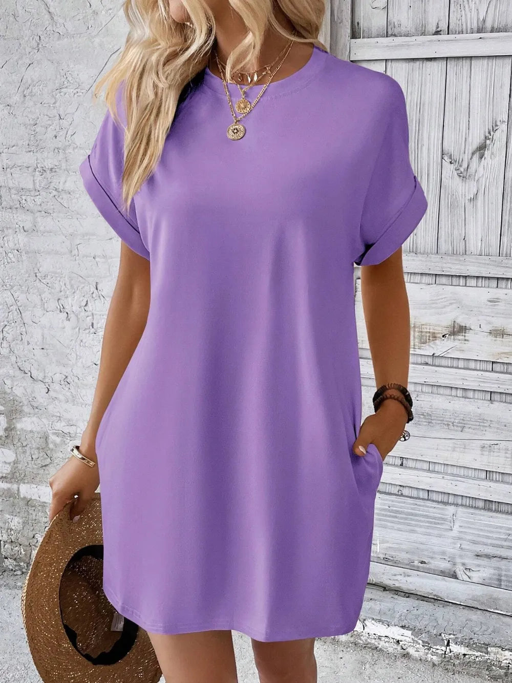 Classic Fit Sheerless Stretch Top - Versatile Polyester Blend BLAKESTORE-NG