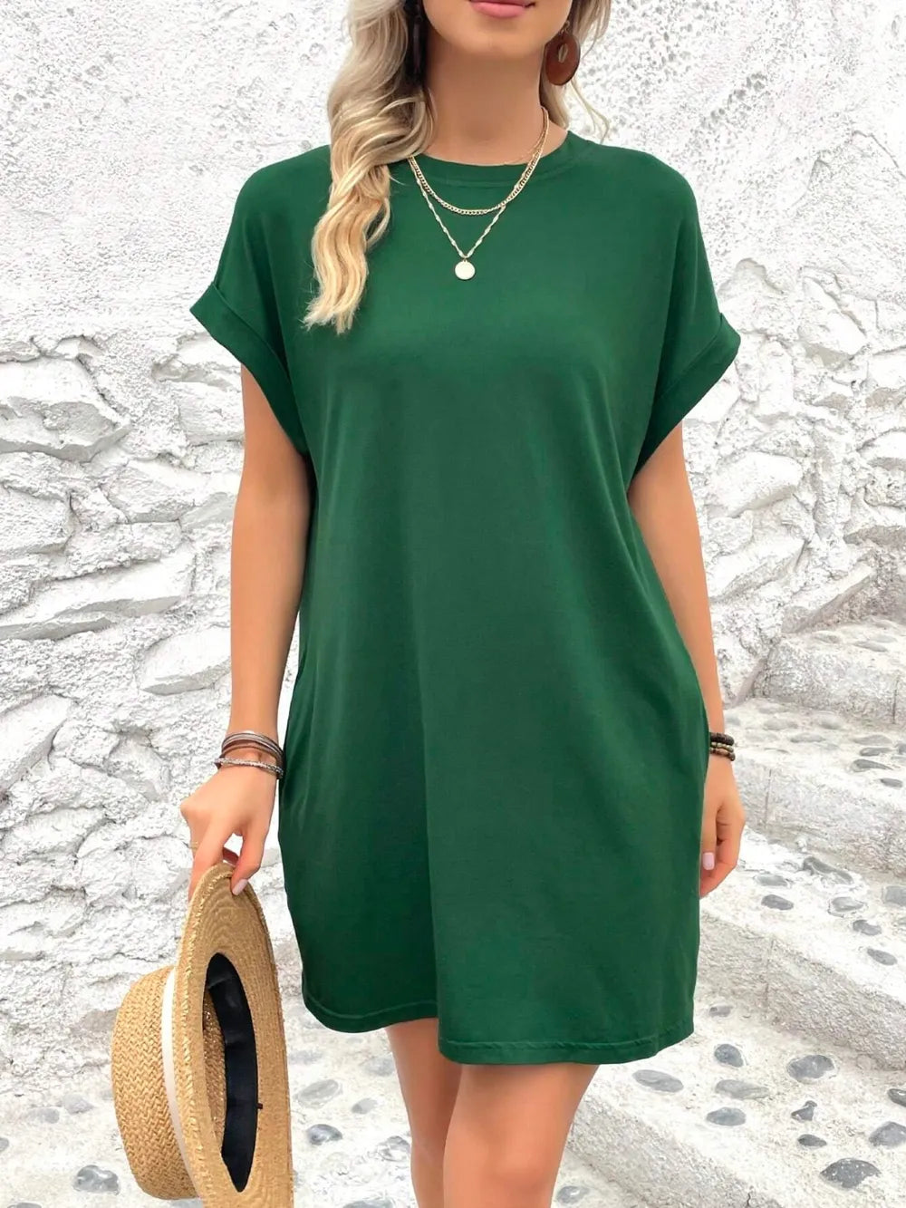 Classic Fit Sheerless Stretch Top - Versatile Polyester Blend BLAKESTORE-NG
