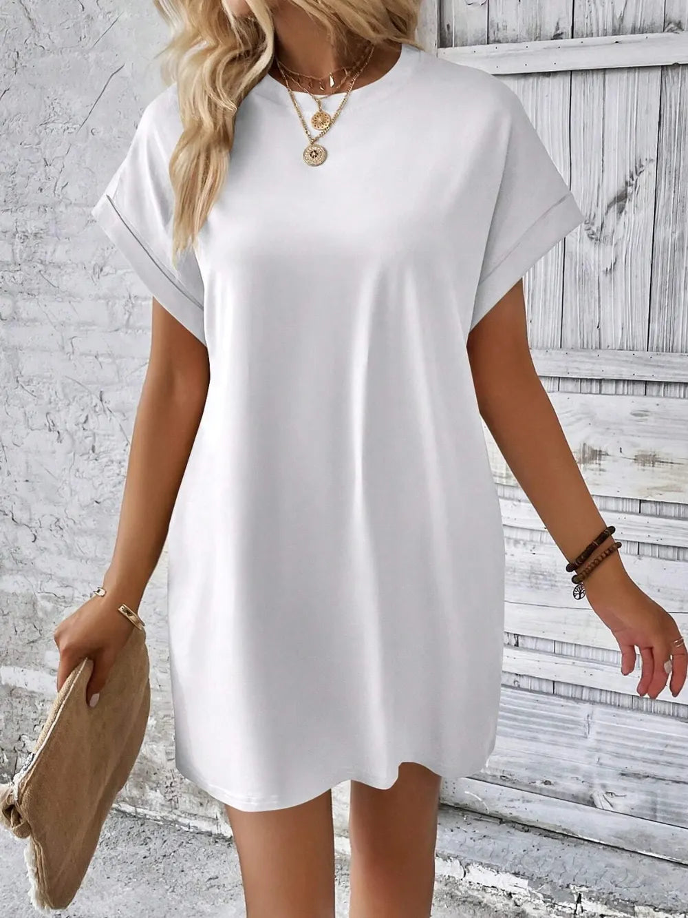 Classic Fit Sheerless Stretch Top - Versatile Polyester Blend BLAKESTORE-NG