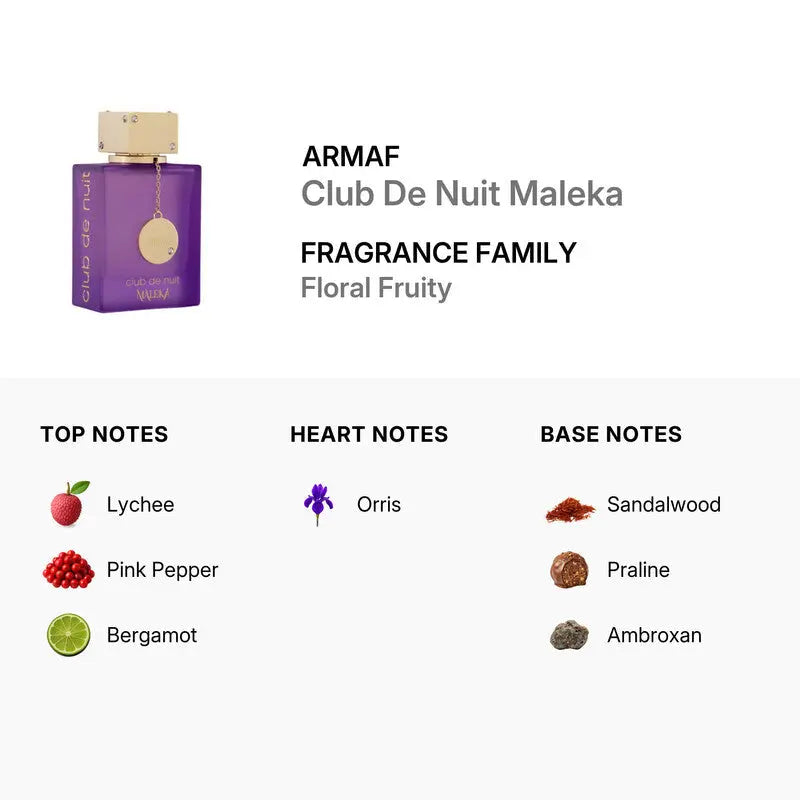 Club De Nuit Maleka By Armaf 3.6 oz W EDP Spray