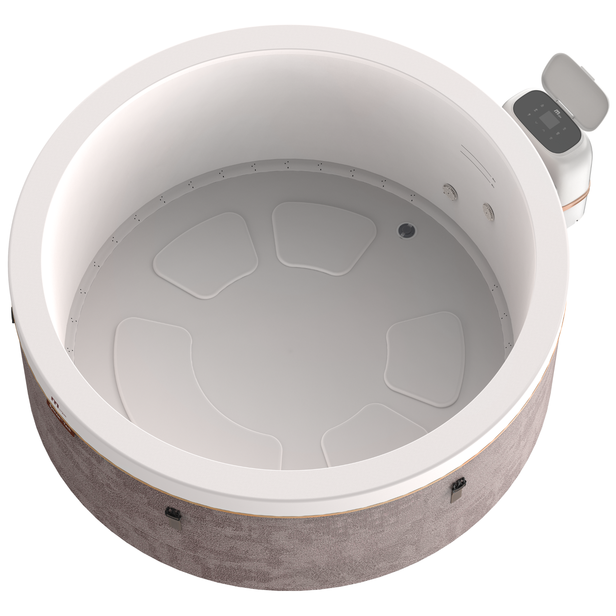 MSPA | COCOON | Verto Series | Textile-inspired Design | Rigid Hot Tub & Spa | Upto 6 Person zoppinh