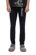 Valabasas Collage Skinny Denim Jet Black - Jet Black