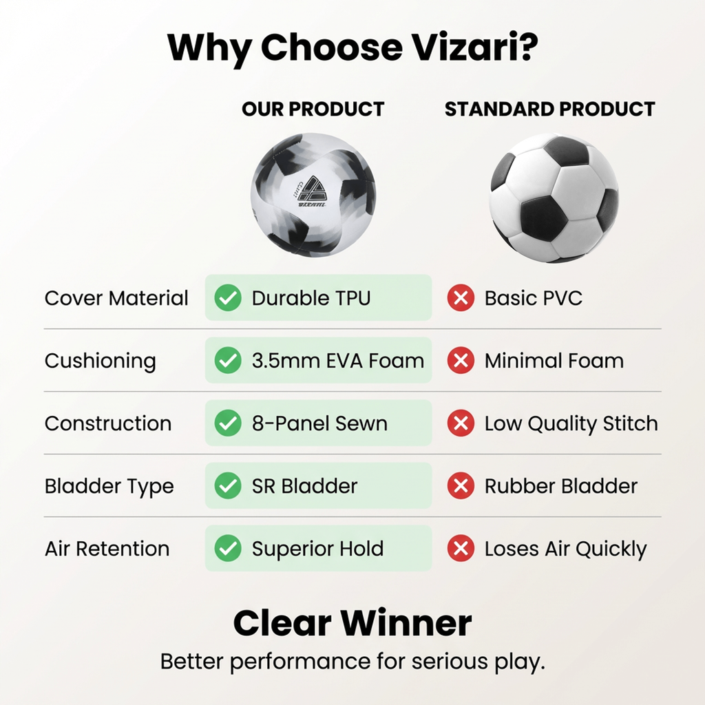 Comet Soccer Ball - Black Vizari Sports