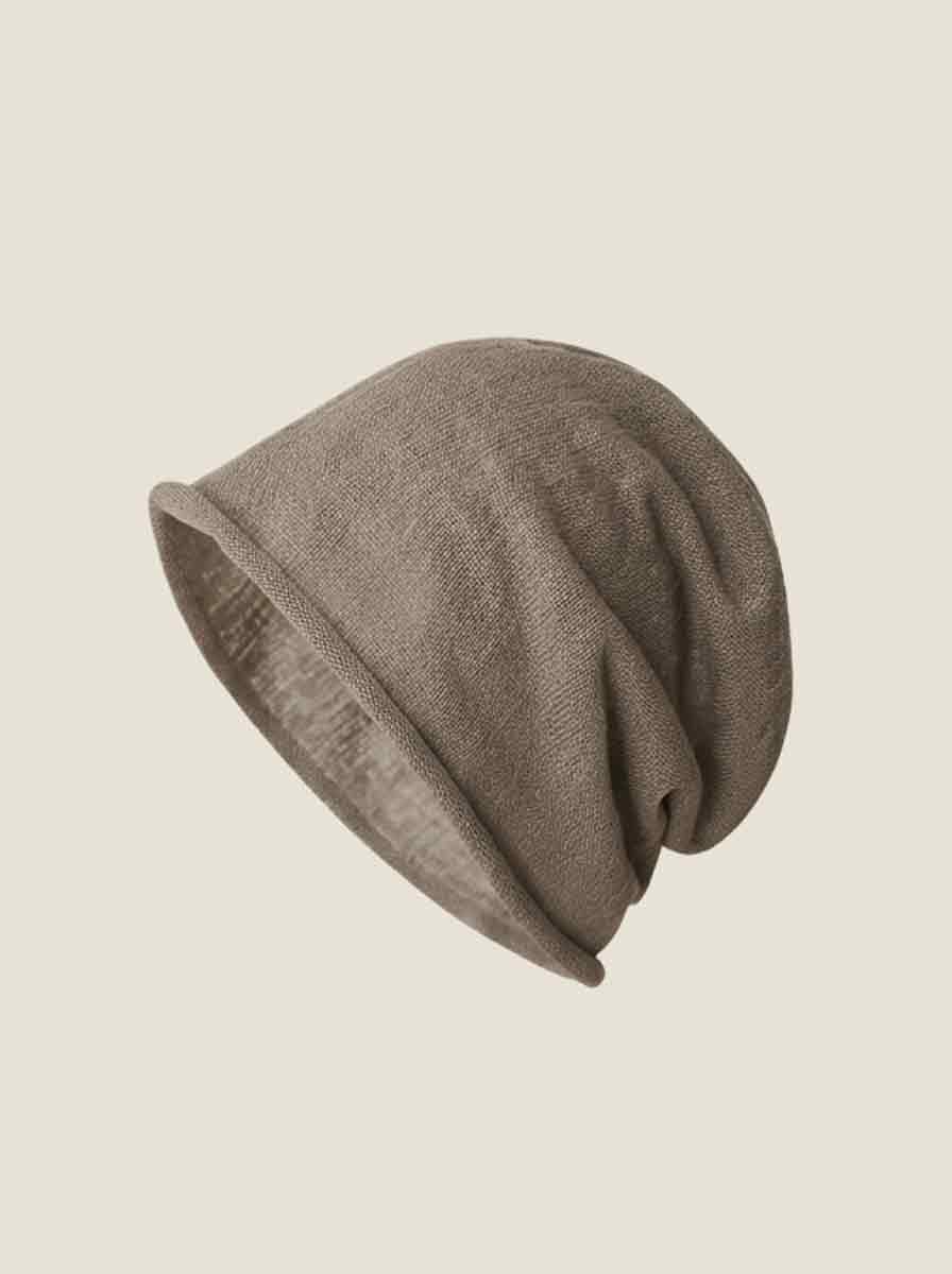 Cotton Linen Slouchy Beanie Lightweight Breathable Casual Hat LINTICO