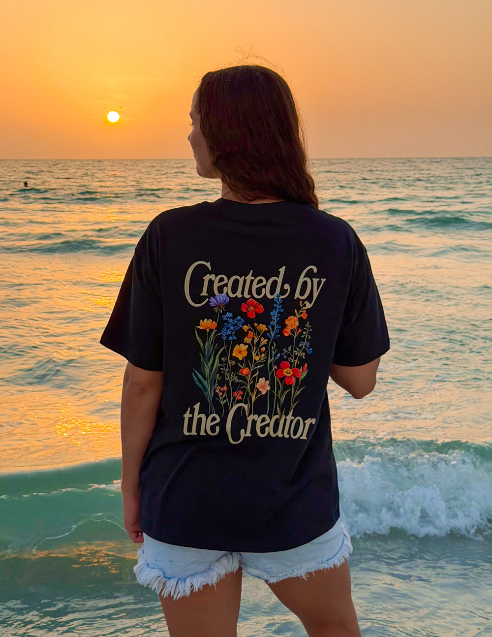 Created by the Creator Unisex Tee Elevated Faith