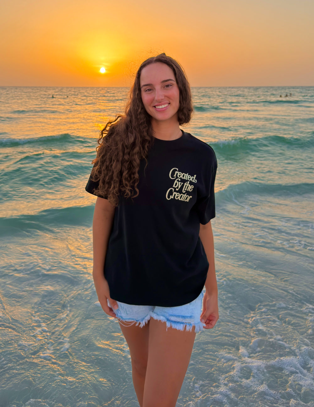 Created by the Creator Unisex Tee Elevated Faith