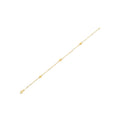 14k Yellow Gold Pearl Clover Bracelet Bids.com
