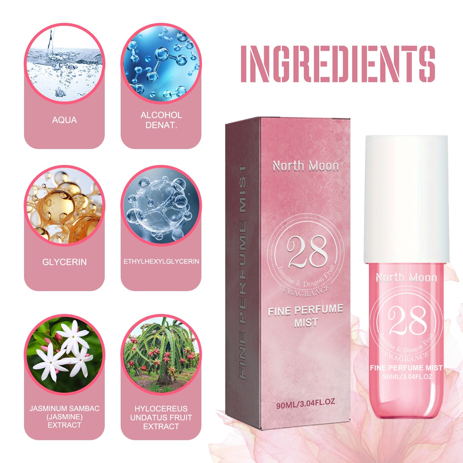 Perfume Spray Fresh Lasting Fragrance Non-Pungent Women's Date Perfume Spray