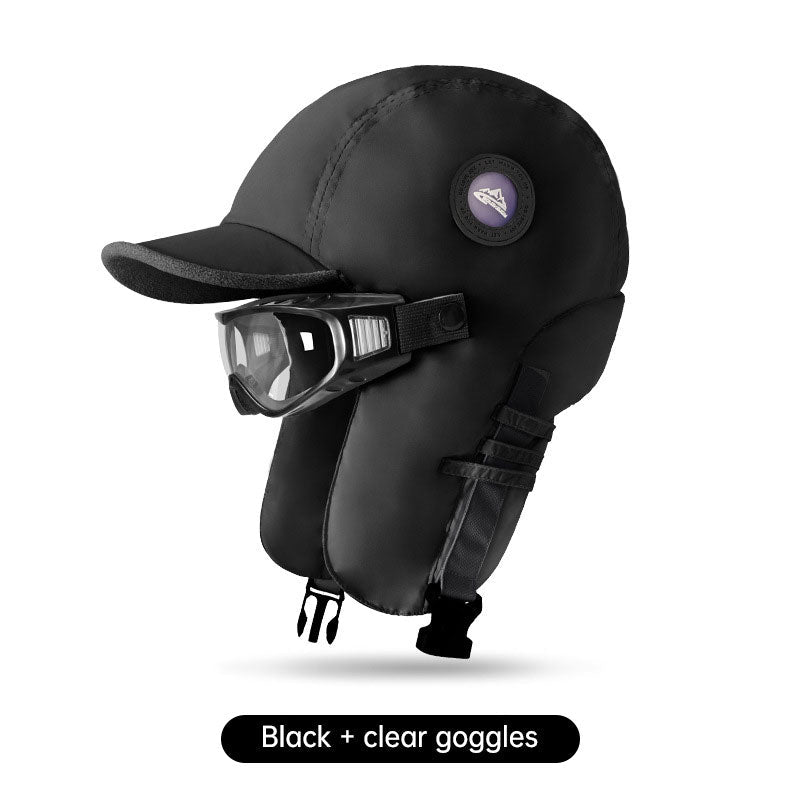 Winter ski hat warm hat men and women winter riding ear windproof plus velvet thickening pilot lei feng hat V.I.P Digital Presence