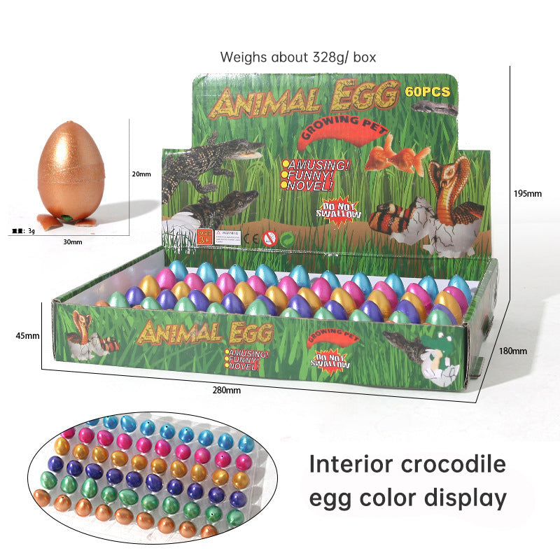 Dinosaur egg children soak in water to expand hatching small toys cracked shell simulation animal V.I.P Digital Presence