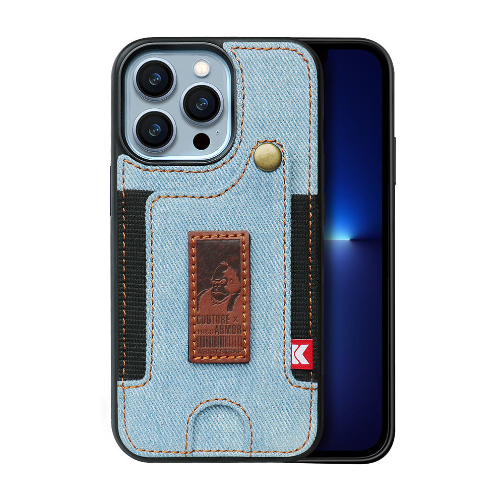 For iPhone 13pro Case Apple 14 Plug-in Wristband Phone Cover iPhone 14 Case V.I.P Digital Presence