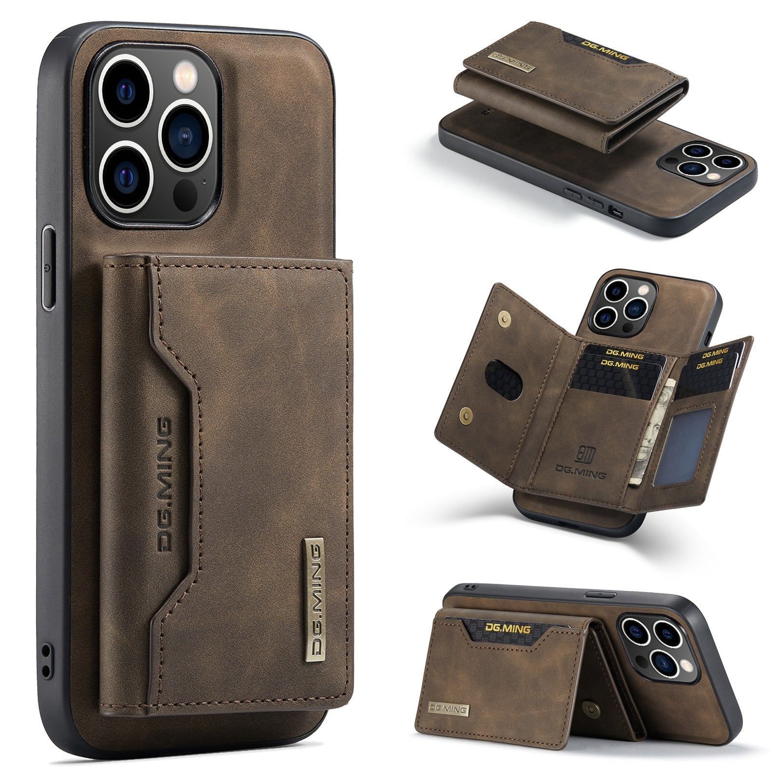 Applicable to iPhone14 Pro Max Split Card Case iP14 Plus Magnetic Card Case Protective Cover V.I.P Digital Presence