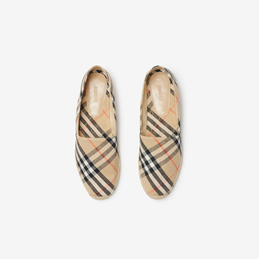 Burberry Check Mews Espadrilles Banlieue91