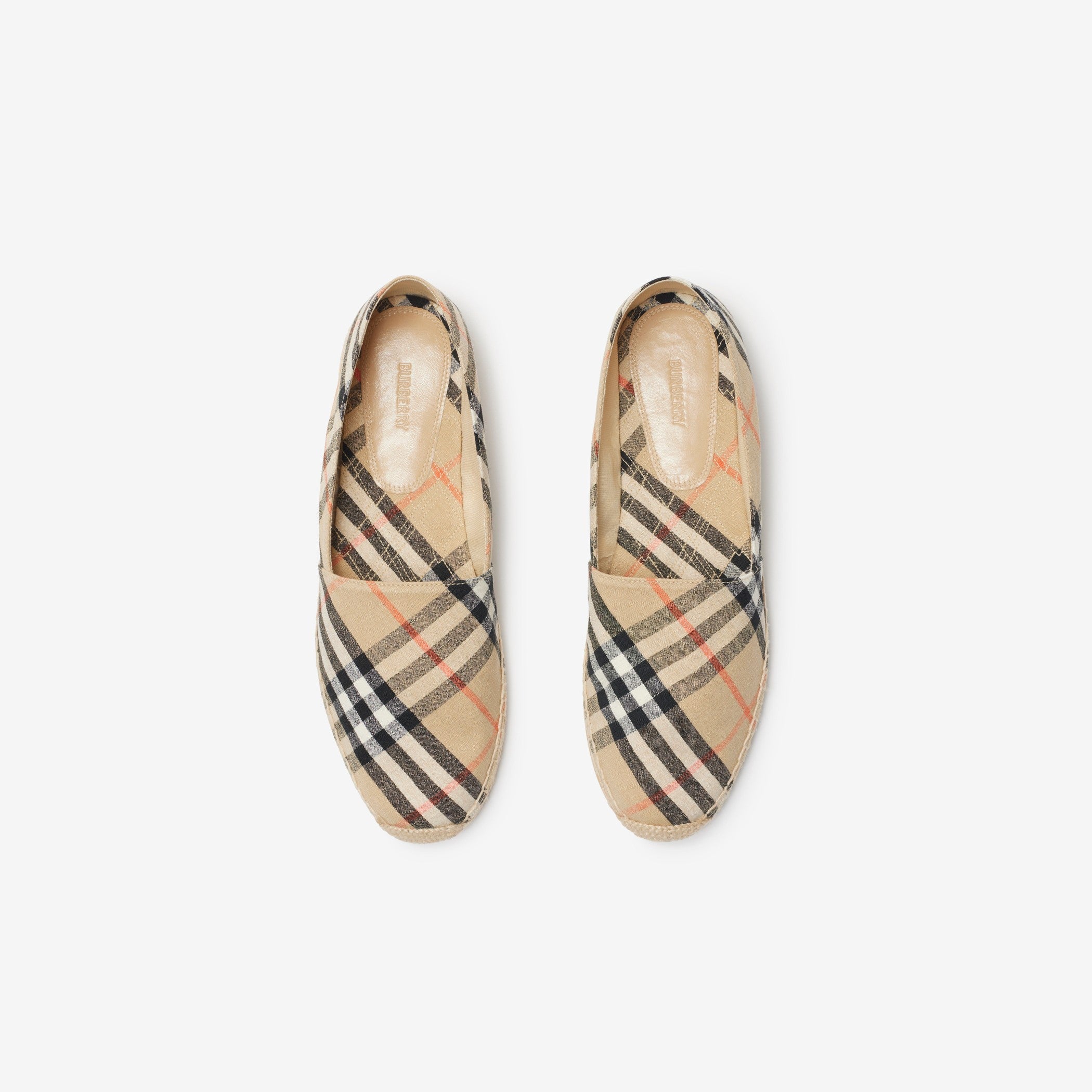 Burberry Check Mews Espadrilles Banlieue91