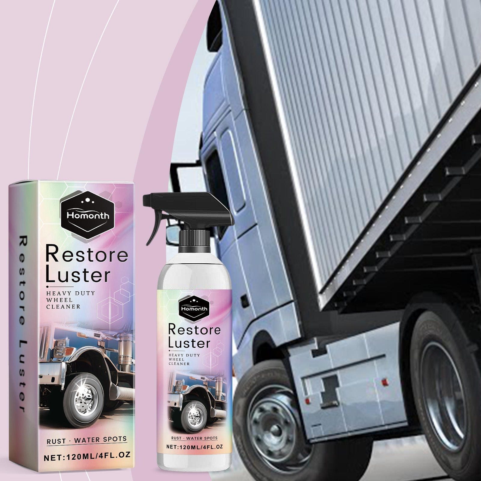Heavy Duty Wheel Cleaner Wheel Hub Decontamination Anti-Aging Dust Foam Cleaning Agent