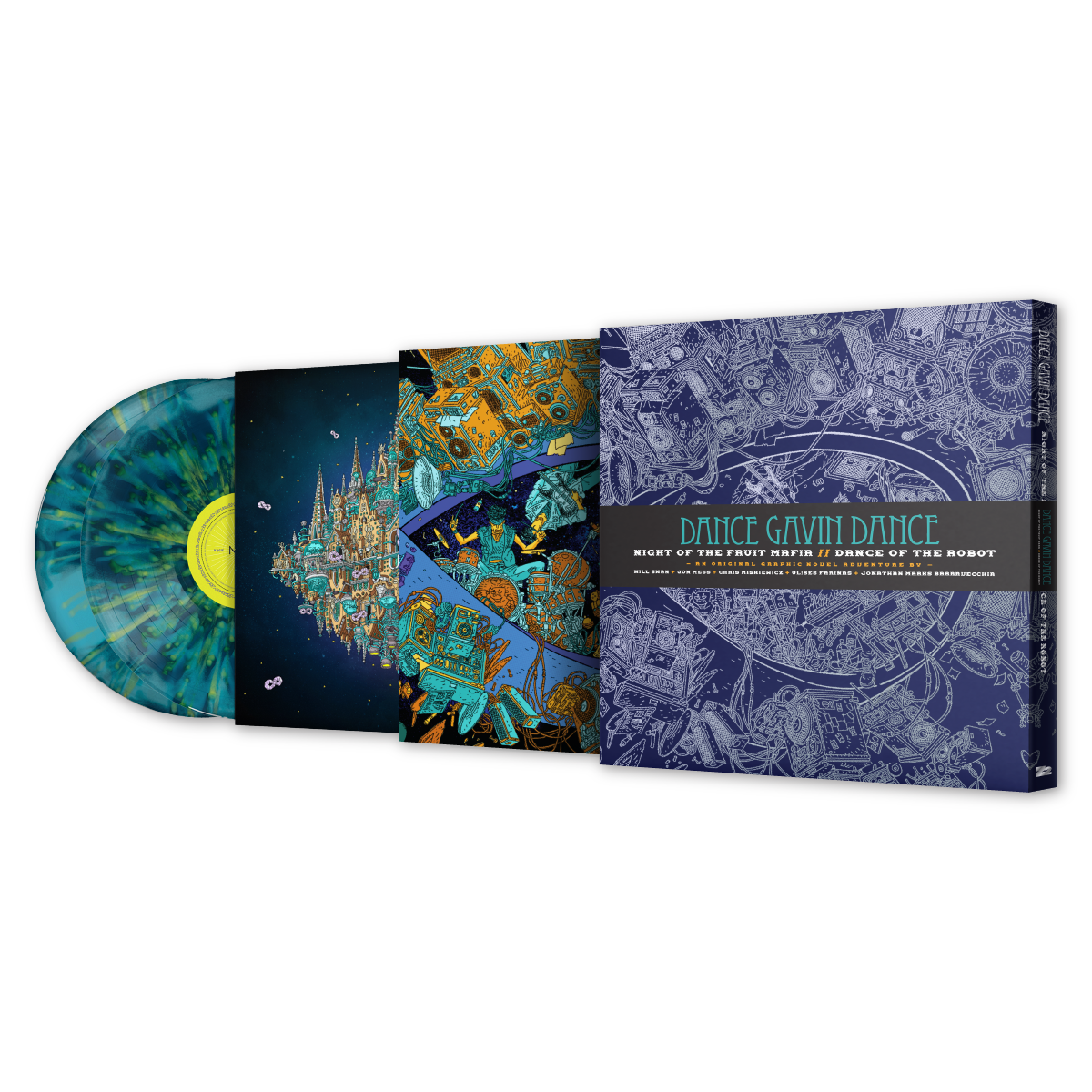 Dance Gavin Dance: Night of the Fruit Mafia // Dance of the Robot - Graphic Novel (Signed Platinum Edition) Z2 Comics