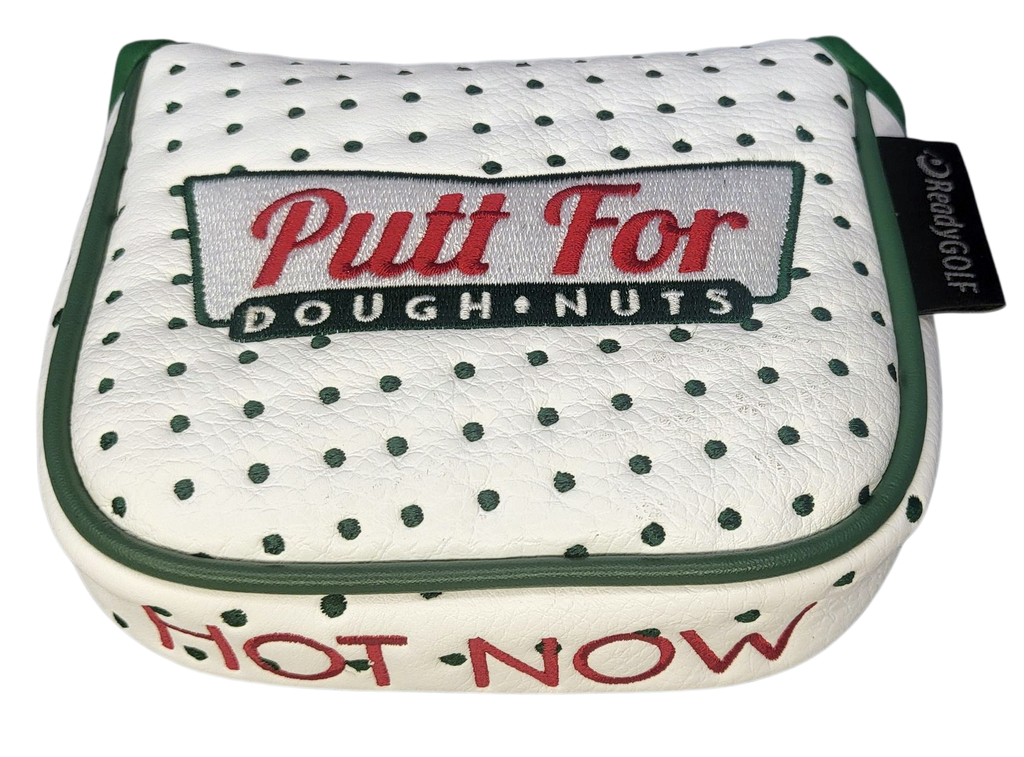 L.A.B. MEZZ OZ Embroidered Center-Shafted Putter Cover by ReadyGOLF - Donut Box (Putt for Dough-Nuts)