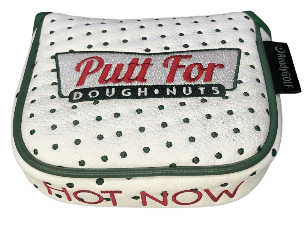 L.A.B. MEZZ OZ Embroidered Center-Shafted Putter Cover by ReadyGOLF - Donut Box (Putt for Dough-Nuts) ReadyGOLF LLC