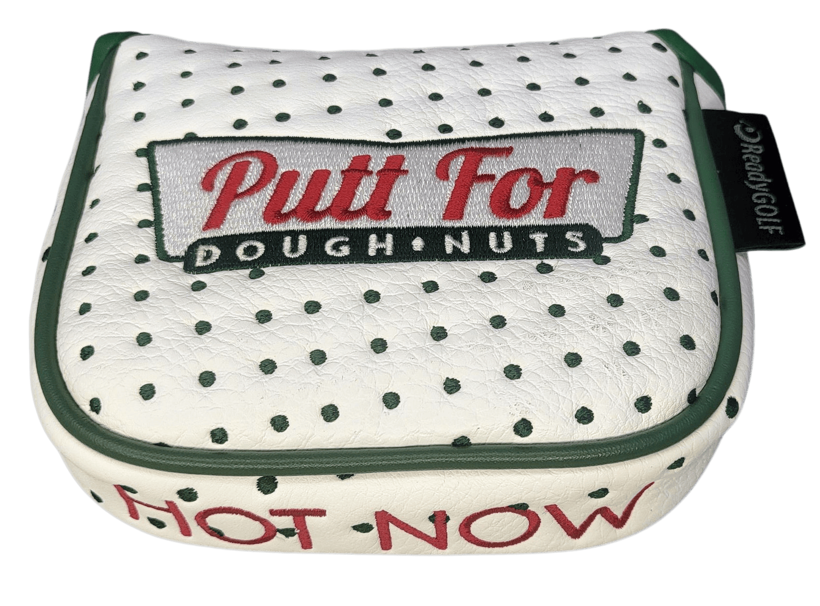 L.A.B. MEZZ OZ Embroidered Center-Shafted Putter Cover by ReadyGOLF - Donut Box (Putt for Dough-Nuts) ReadyGOLF LLC