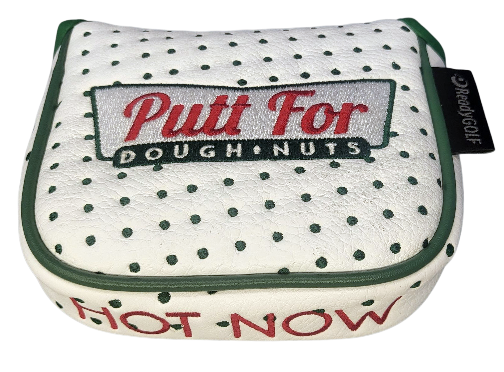 TaylorMade Spider ZT Center-Shafted Putter Cover by ReadyGOLF - Donut Box (Putt for Dough-Nuts)