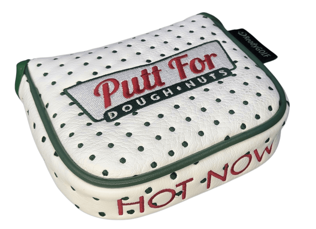 L.A.B. MEZZ OZ Embroidered Center-Shafted Putter Cover by ReadyGOLF - Donut Box (Putt for Dough-Nuts) ReadyGOLF LLC