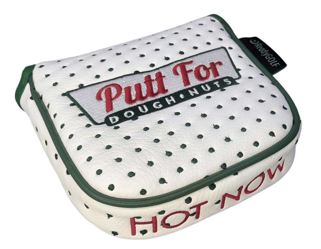 Donut Box (Putt for Dough-Nuts) Embroidered Mallet Putter Cover by ReadyGOLF ReadyGOLF LLC