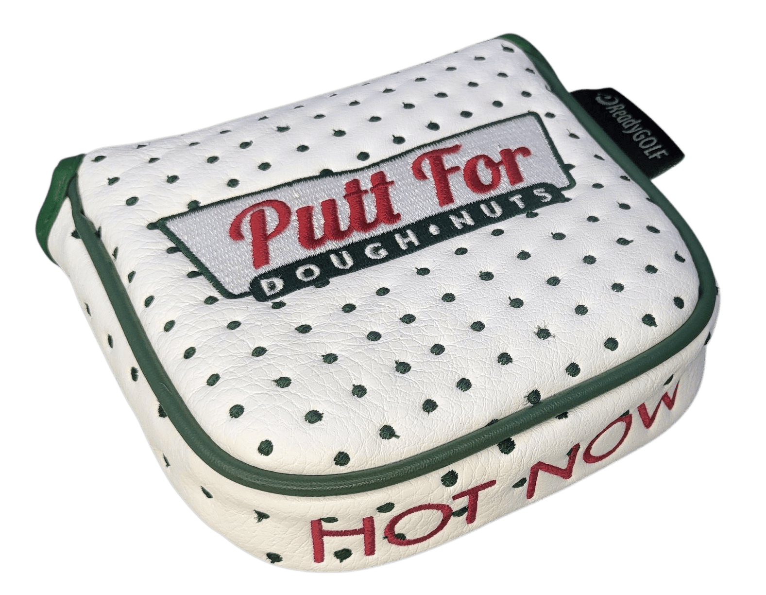 Donut Box (Putt for Dough-Nuts) Embroidered Mallet Putter Cover by ReadyGOLF ReadyGOLF LLC