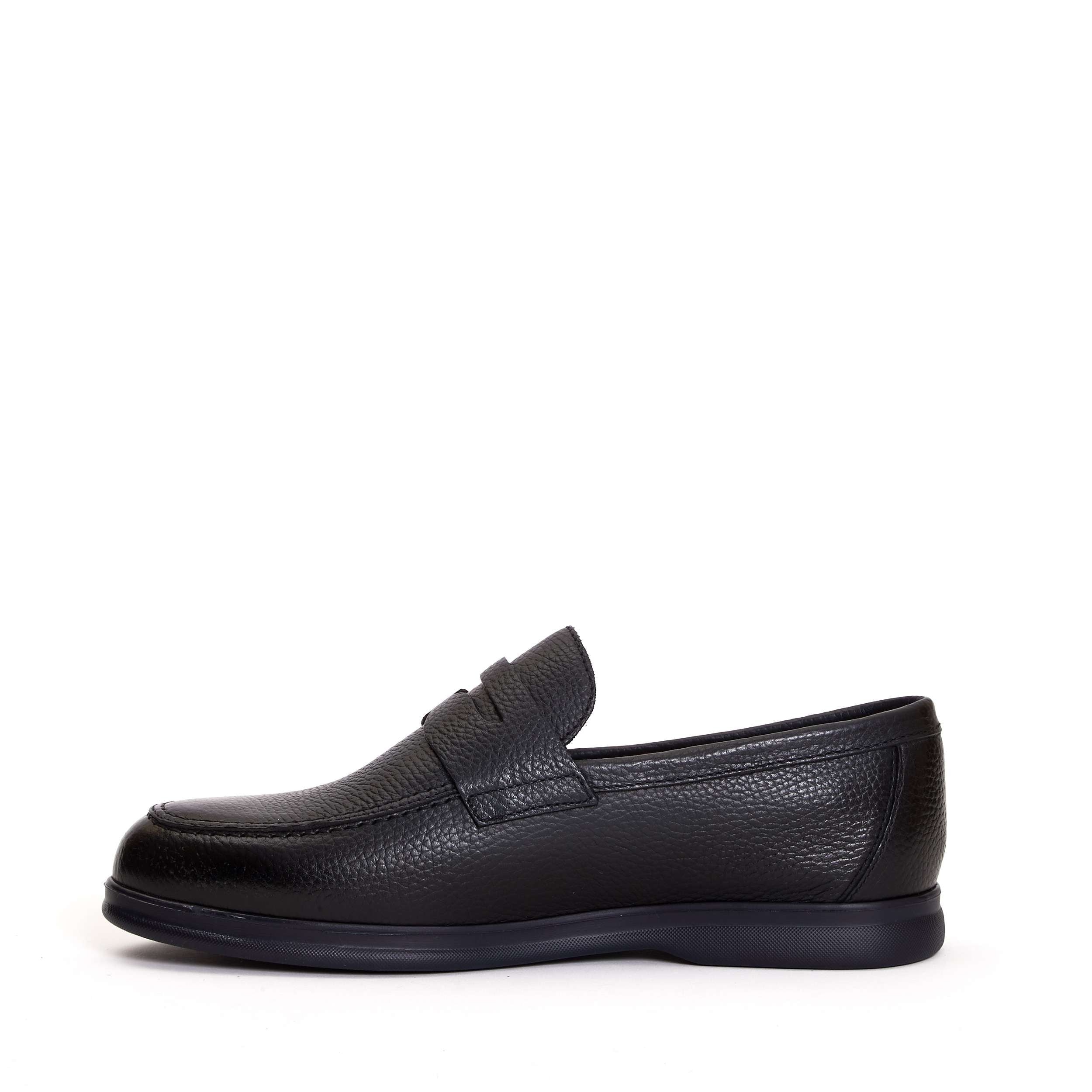 DOUCAL'S Moccasins with Hammered Texture Banlieue91