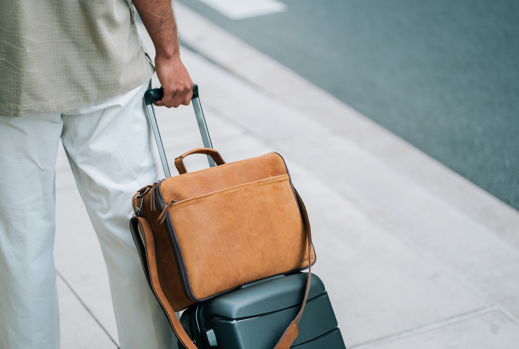 Leather CPAP Travel Bag Kodiak Leather