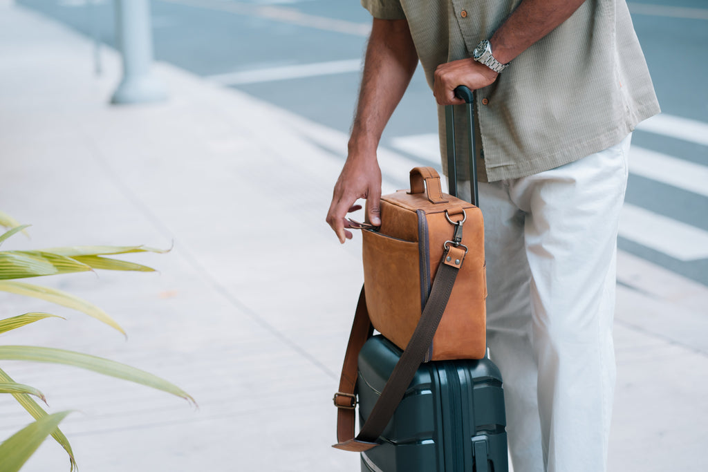 Leather CPAP Travel Bag Kodiak Leather