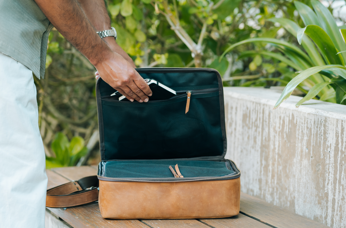 Leather CPAP Travel Bag Kodiak Leather