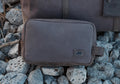 Canvas Weekender Dopp Bag Kodiak Leather