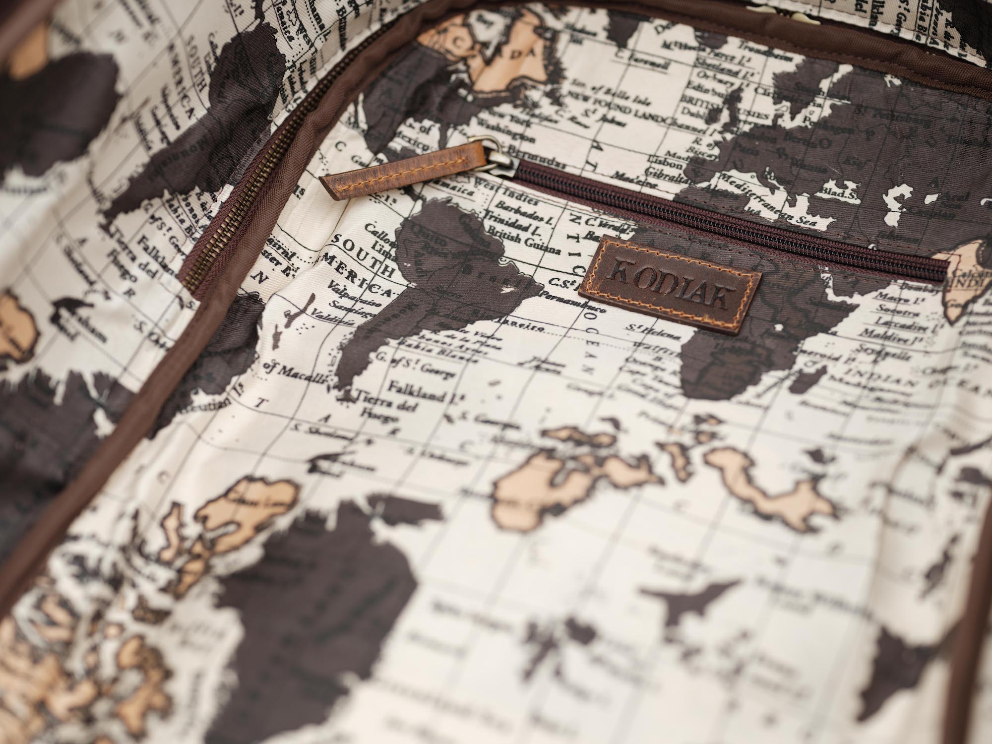 25L Traveler Canvas Backpack Kodiak Leather