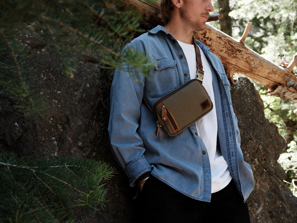 Cedar Sling Kodiak Leather