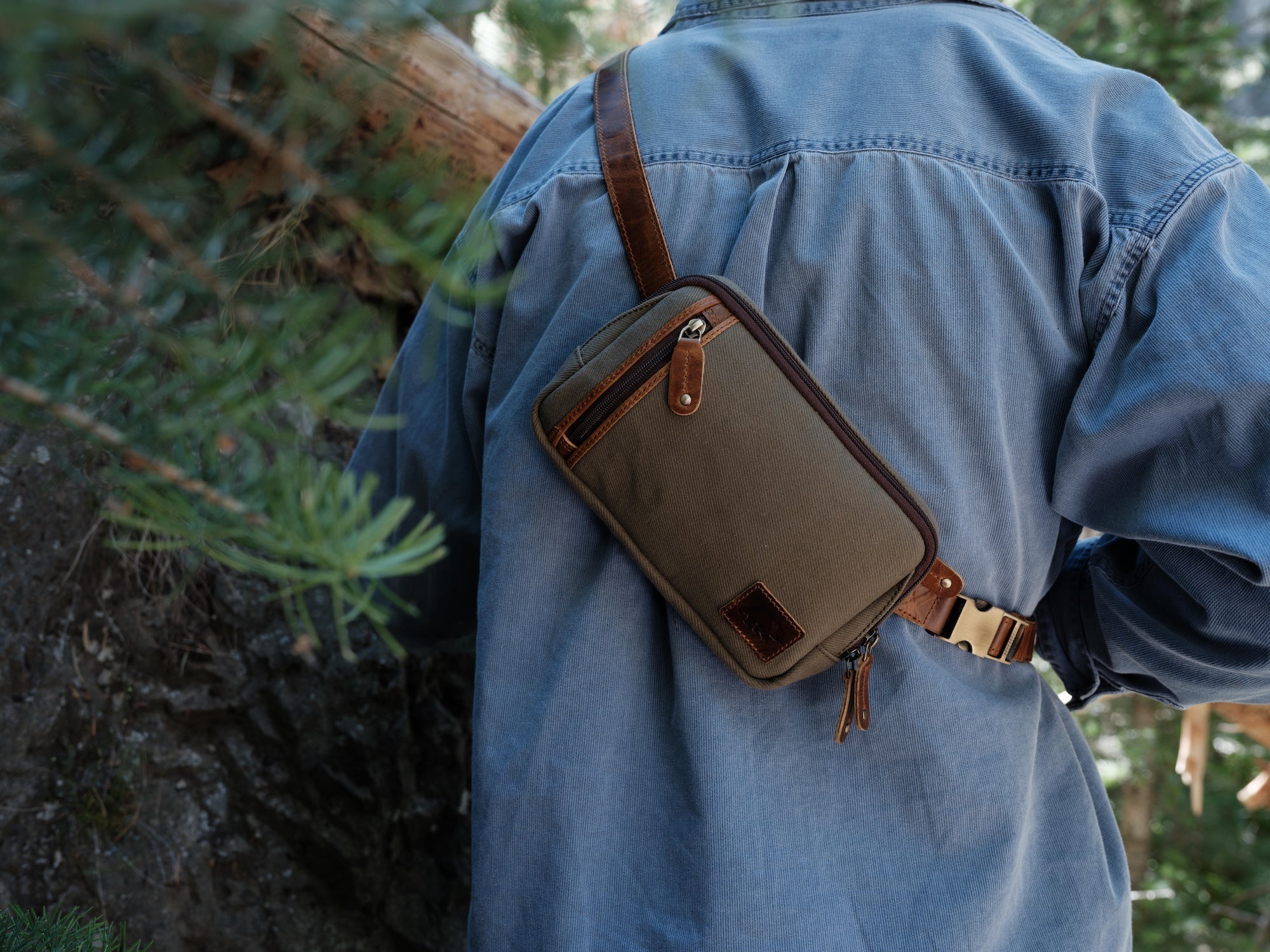 Cedar Sling Kodiak Leather