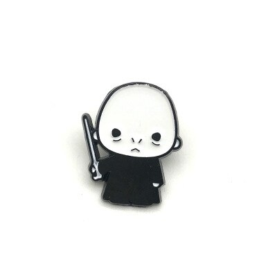 Harri Potter Wizard student Enamel Pin Brooches Cartoon Creative Metal Brooch Pins Denim Hat Badge Collar Jewelry V.I.P Digital Presence
