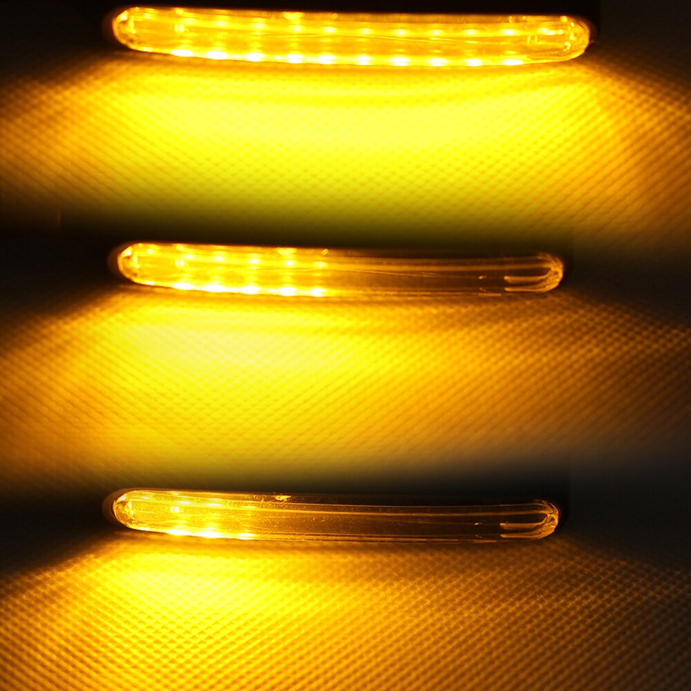 2PCS LED Motorcycle Turn Signals Light 12 SMD Tail Flasher Flowing Water Blinker IP68 Bendable Motorcycle Flashing Lights