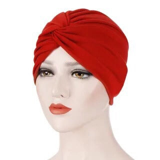 New elastic fabric with crossed candy colored twisted hat and candy colored base on the forehead V.I.P Digital Presence