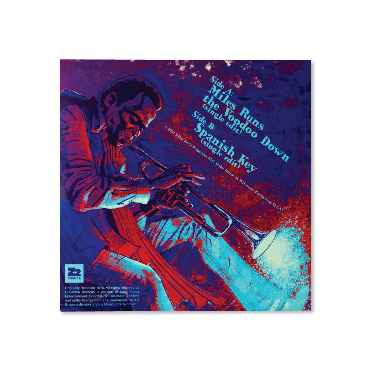 Miles Davis and the Search for the Sound - 7" Vinyl (Black Ice Variant) Z2 Comics