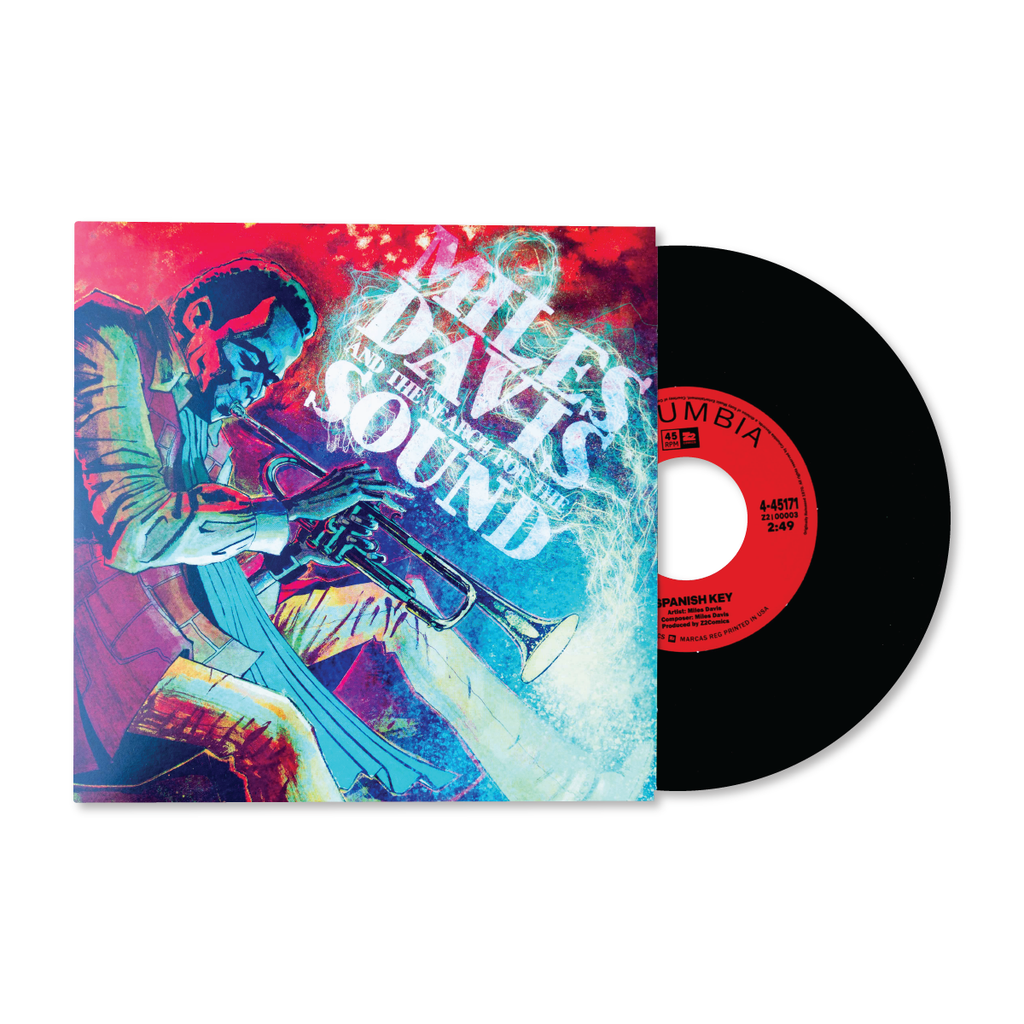 Miles Davis and the Search for the Sound - 7" Vinyl (Black Ice Variant) Z2 Comics